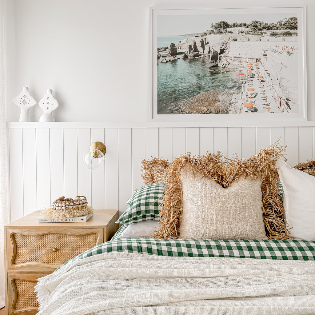 Hanna | Linen Raffia Cushion