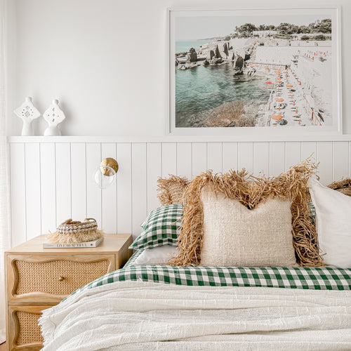 Hanna | Linen Raffia Cushion