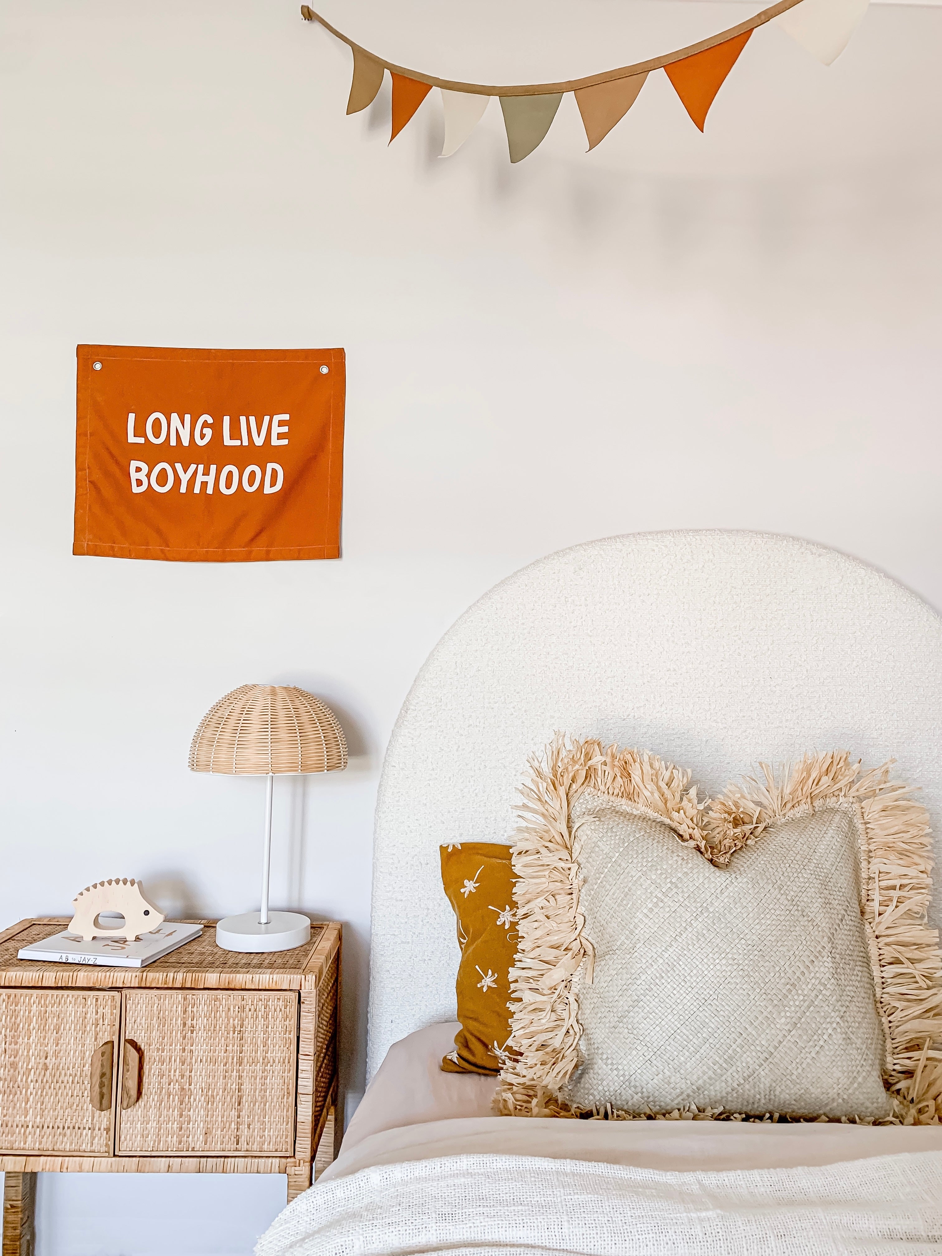 Zali | Raffia cushion